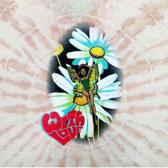 Boys Lie Butterfly Tie Dye Tee - Size Large - Picture 5 of 6